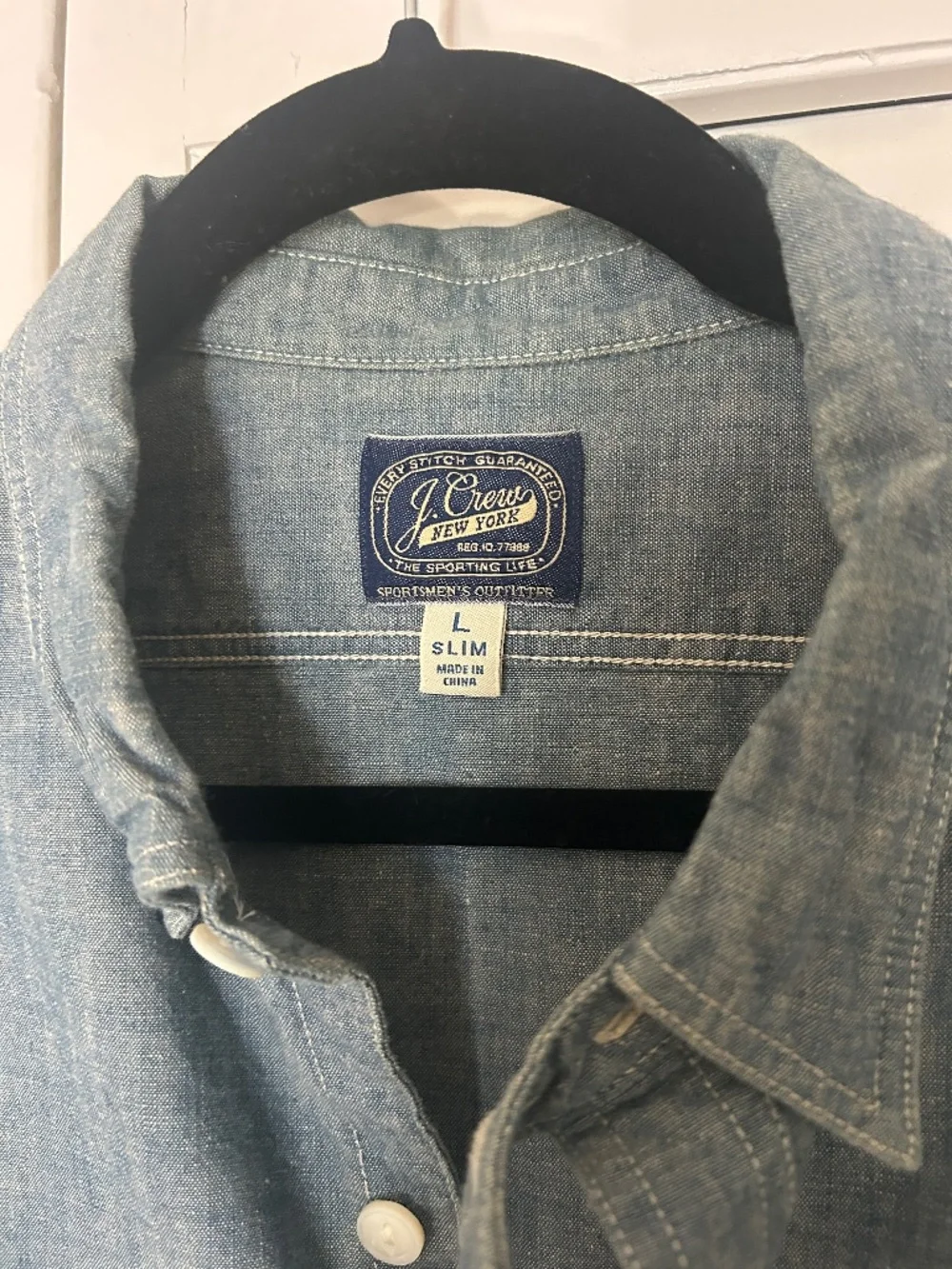 J Crew Mens Denim Shirt